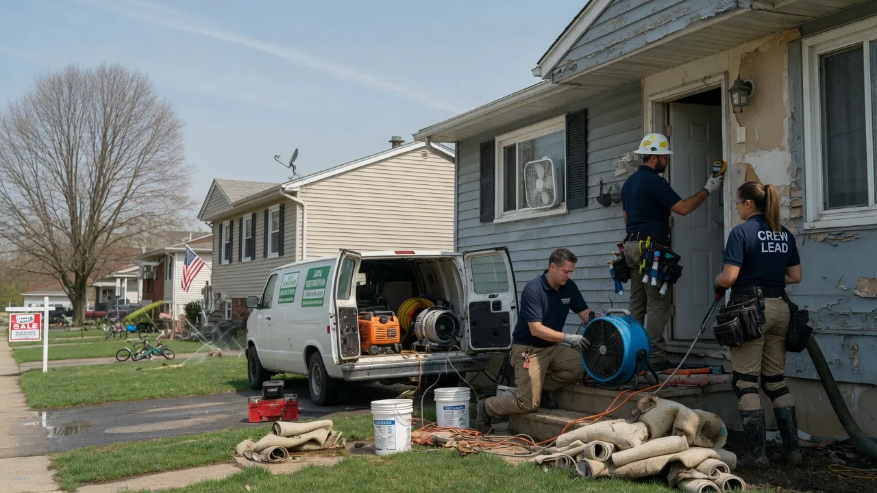 Flood Cleanup in Bangor, PA near me