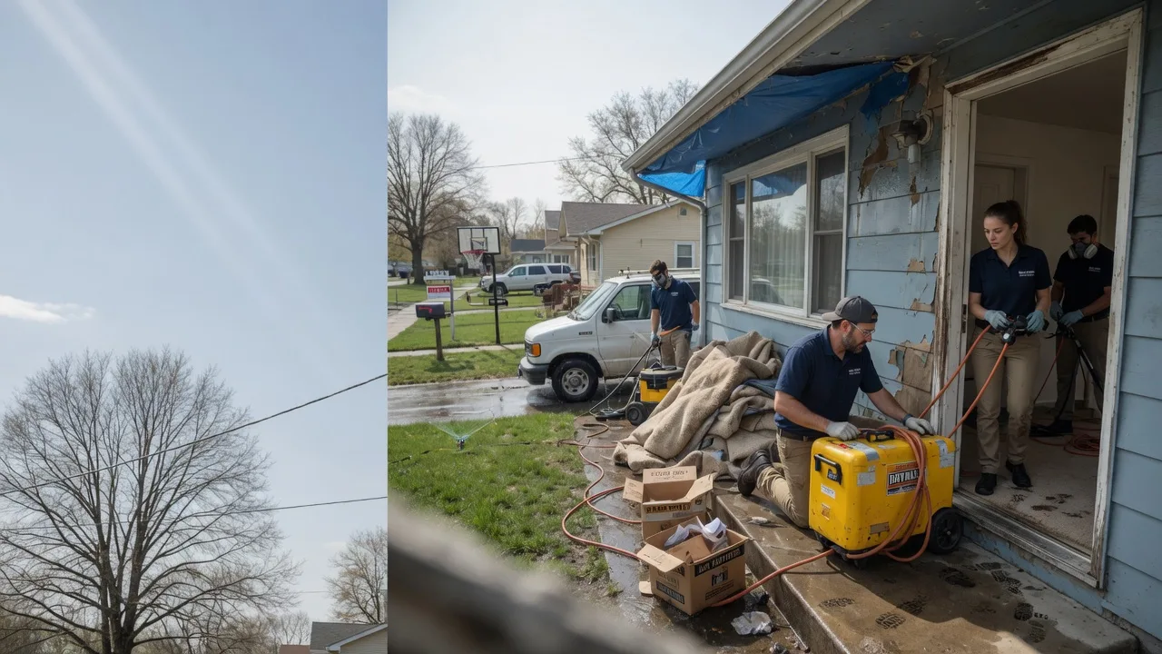 Basement Flood Cleanup in Bangor, PA near me